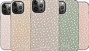 Artisticases Custom Name White Polka Dots Case, Personalized Name Case, Designed ‎for iPhone 15 Plus, iPhone 14 Pro Max, iPhone 13 Mini, iPhone 12, 11, X/XS Max, ‎XR, 7/8‎