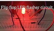 Flip-flop circuit using BC 547 | Breadboard tutorial | latch |