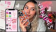 Valentine’s Day iPhone Makeover 💌💓☁️*iPhone 15 Pro Max*