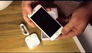 iPhone 6s 128GB Silver unboxing