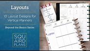 10 Layout Designs for Vertical Planners :: Beyond the Basics :: Happy Planner Vertical