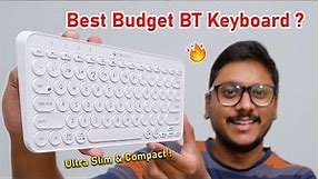 Best Budget Wireless BT Keyboard under 2000... 6 Months Battery life 😮🔥