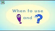 Nessy Writing Strategy | When to Use a Question Mark | When to Use an Exclamation Point