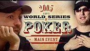 World Series of Poker Main Event 2005 Day 1 with Daniel Negreanu & Phil Hellmuth #WSOP