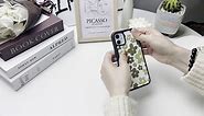 Pink Flower Phone Case Compatible with iPhone 11 6.1 Inch - Shockproof Protective TPU Aluminum Cute Pink Floral iPhone Case Designed for iPhone 11 Case for Men Girls Women Boys (Bloom)