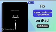 (2023) How to Fix support.apple.com/ipad/restore on iPad with No Data Loss - iPadOS 16 / 17