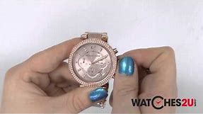 MK5896 Michael Kors Ladies Parker Rose Gold Chronograph Watch