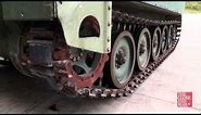 Watch a test drive of a retired M113 armoured personnel carrier