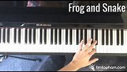Fun Piano Game For Beginner Music Students: Frog and Snake