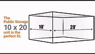 10x20 Storage Unit Size Guide