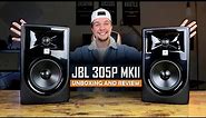 Are JBL Studio Monitors Good For Music Production? | JBL 305P MKII Studio Monitors Unboxing & Review