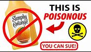 Toxic Chemicals PFAS in Simply Orange Juice (2024 Lawsuit Update)