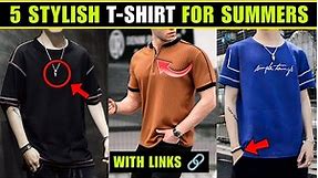 🔥5 Stylish *T-Shirt* For Summers | Affordable T-Shirt Every Men Must Have | Fashionable uv