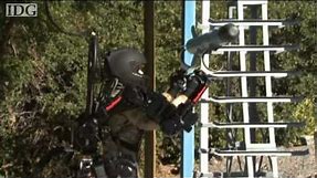 Raytheon shows off the XOS2 Exoskeleton robotic suit