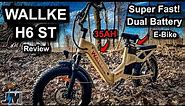 Wallke H6 ST Ebike Review [] A Fast 35AH Dual Battery electric bike that folds!