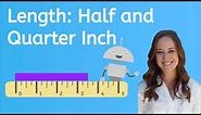 How to Measure Half Inches and Quarter Inches