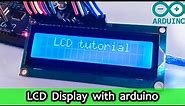 Arduino Uno LCD display 16x2 tutorial | Step by step instructions [Code & circuit diagram]