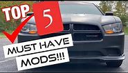 5 Must Have Mods On V6 Dodge Chargers