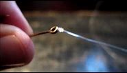 How to tie on a fish hook (the quickest, easiest, and best knot you can use)