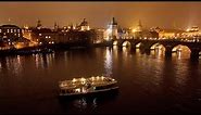 Prague At Night [drone footage 4K ] 🇨🇿 December 2022