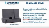 SiriusXM Satellite Radio Bluetooth Vehicle Dock Model SXBTD1V1