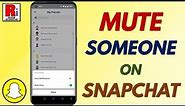 How to Mute Someone on Snapchat