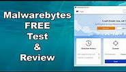 Malwarebytes Free Test & Review 2021 - Antivirus Security Review - High Level Test