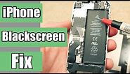 How to fix black and unresponsive iPhone screen