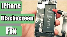 How to fix black and unresponsive iPhone screen