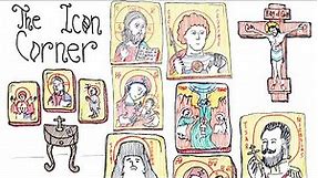 Reading Icons 3: The How-Tos of an Icon Corner (Pencils & Prayer Ropes)