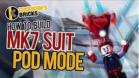 LEGO How to build Ironman MK7 suit POD MODE