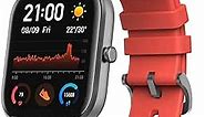 Amazfit GTS Fitness Smartwatch with Heart Rate Monitor, 14-Day Battery Life, Music Control, 1.65" Display, Sleep and Swim Tracking, GPS, Water Resistant, Smart Notifications, Vermillion Orange