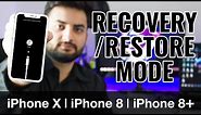 How to Put iPhone X / XR / XS / iPhone 8 / 8 Plus in Recovery mode | Restore Mode Tutorial