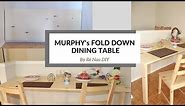 DIY Space Saving Wall Mounted Fold Down Dining Table
