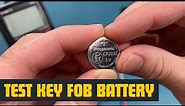 How to Test a Key FOB Battery With a Multimeter (Easy DIY Guide)