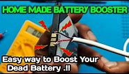 How to Boost Dry cellphone battery || How to revive dead mobile phone battery ||Restart dead battery