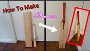 How to Make a Cricket Bat with REAL ENGLISH WILLOW!!! | JL's Maker Space