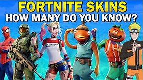 Guess The Fortnite Skin in 3 seconds | 65 Popular Fortnite Skins | How Many Do You Know?