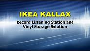 An Inexpensive Record Listening Station and Vinyl Storage Solution from IKEA