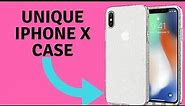 Spigen Crystal Clear Glitter Case for iPhone X