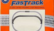 Lionel FasTrack Electric O Gauge, Outer Passing Loop Add-on Pack , Black