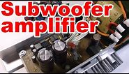 How to make home subwoofer amplifier