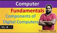 Components of Digital Computer -- Computer Fundamentals (CPU MEMORY INPUT & OUTPUT) in simple Hindi