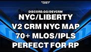 NYC/LIBERTY CITY *FULL MAP V2* (70+ MLOS, OPTIMIZED, CHEAP PRICE AND MORE) FiveM NYC Map Download!