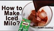 How to Make Iced Milo? | Easy Milo with Evaporated Milk, Condensed Milk, Hot Water, and Ice