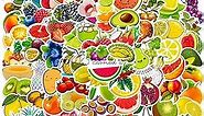 Fruit Stickers, 100 Pcs Cute Fruits Stickers for Kids, Colorful VSCO Waterproof Stickers for Water Bottle Scooter Luggage Laptop Skateboard, Fruits Sticker Bulk Holiday Gifts for Kids Teens Adults