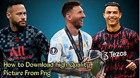 How To Download HD Football Player PNG | How To Get High Quality Football Players PNG