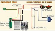 Submersible water pump control panel wiring diagram | Electrical technologies