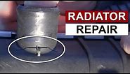 Plastic Radiator Repair - Fix Radiator Leak