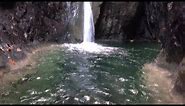 "Bottomless" waterfall plunge pool near Bath Fountain, Jamaica